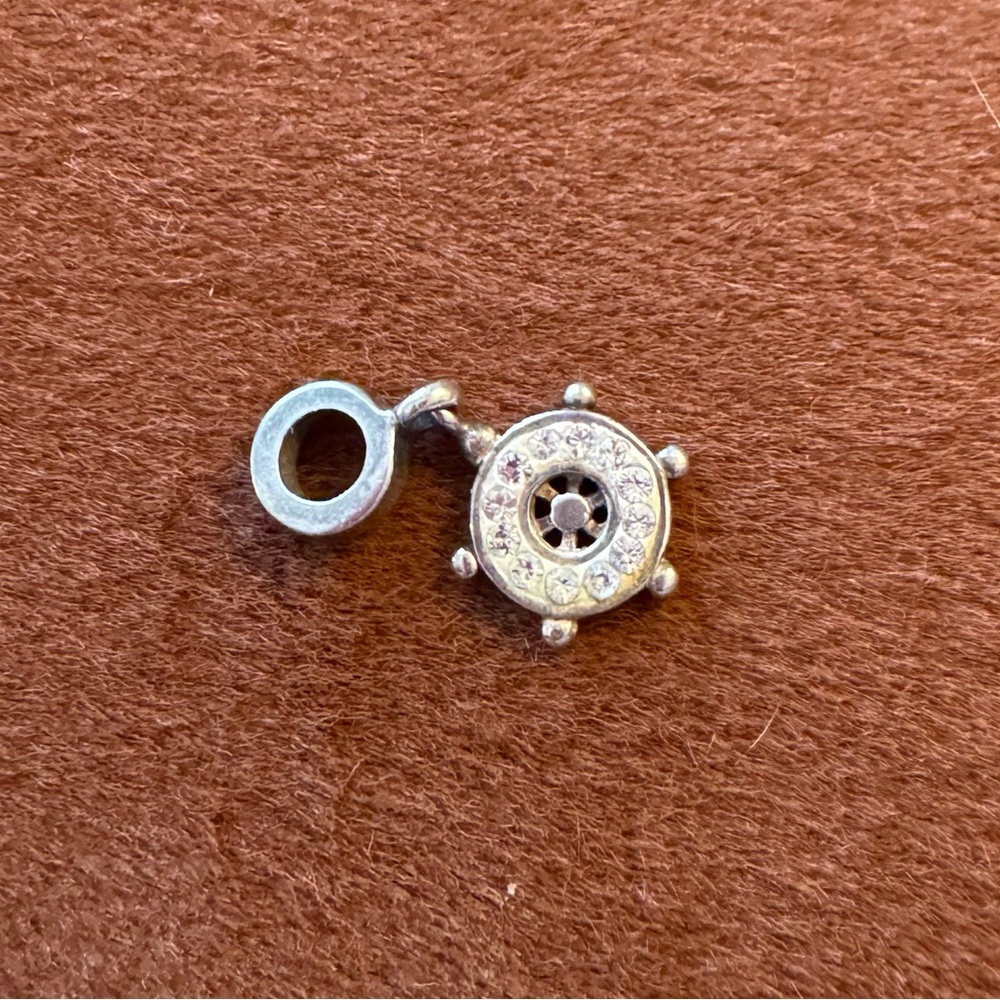 Pandora Silver Sailor Charm with Crystals